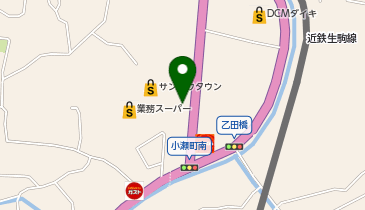 スシロー 生駒店の地図画像