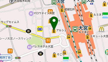 スシロー 大宮アルシェ店の地図画像