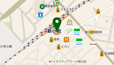 スシロー 新小岩店の地図画像