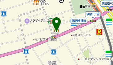 スシロー 天神西通り店の地図画像