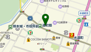 スシロー 熊本上通店の地図画像