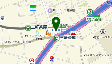 スシロー 三軒茶屋店の地図画像