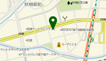 スシロー 新下関店の地図画像