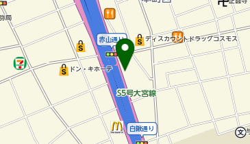 スシロー さいたま中央店の地図画像