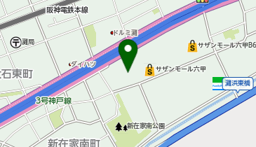 スシロー 灘新在家店の地図画像