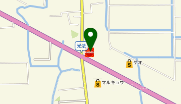 【ENEOSウイング】 佐賀光法SSの地図画像