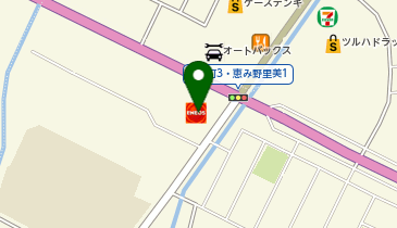 【ENEOSウイング】 恵庭バイパスTSの地図画像