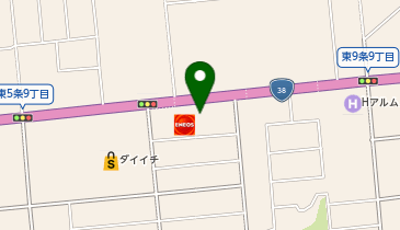 【ENEOSウイング】 ルート38帯広TSの地図画像