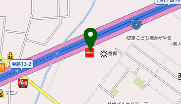 【ENEOSウイング】 札幌新道TSの地図画像