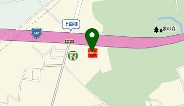 【ENEOSウイング】ルート246大和TSの地図画像