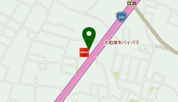 【ENEOSウイング】 ルート246座間TSの地図画像