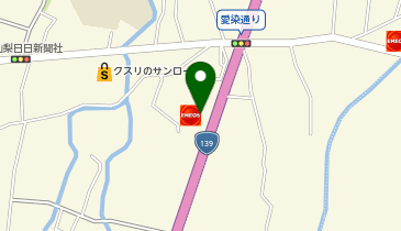 【ENEOSウイング】 セルフ富士見バイパスSSの地図画像