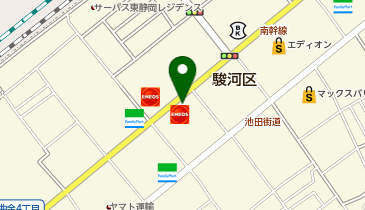 【ENEOSウイング】 静岡南SSの地図画像