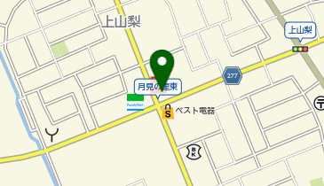 【ENEOSウイング】セルフ上山梨SSの地図画像