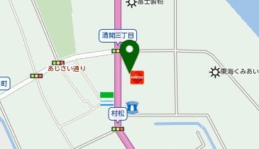 【ENEOSウイング】 セルフ村松SSの地図画像