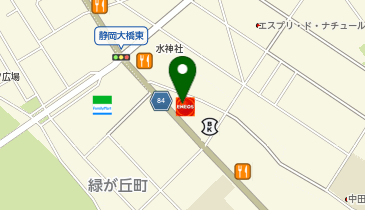 【ENEOSウイング】 EneJetセルフ静岡インターSSの地図画像