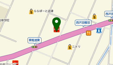 【ENEOSウイング】 沼津バイパス上りTSの地図画像