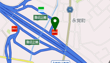 【ENEOSウイング】 東名高速道路(上り)豊田上郷サービスエリアSSの地図画像