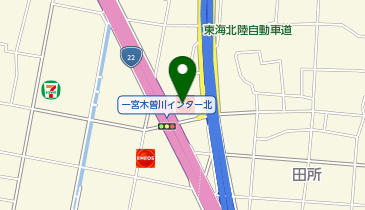 【ENEOSウイング】 ルート22木曽川インターTSの地図画像