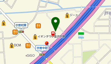 【ENEOSウイング】 金沢西インターTSの地図画像