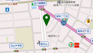 【ENEOSウイング】 新栄町SSの地図画像