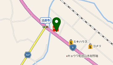 【ENEOSウイング】 ルート9和田山TSの地図画像