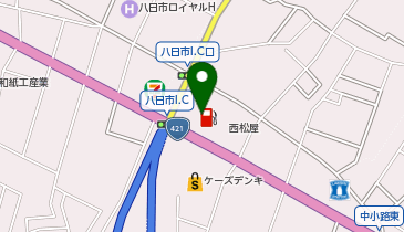 【ENEOSウイング】 名神八日市インターTSの地図画像