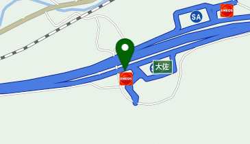 【ENEOSウイング】 中国自動車道(下り)大佐サービスエリアSSの地図画像
