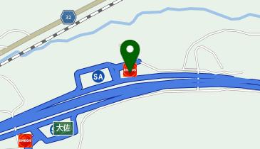 【ENEOSウイング】 中国自動車道(上り)大佐サービスエリアSSの地図画像