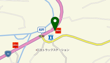 【ENEOSウイング】 ルート54三次TSの地図画像
