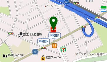 【ENEOSウイング】藤石油(株)(Dr.Drive大和田SS)の地図画像