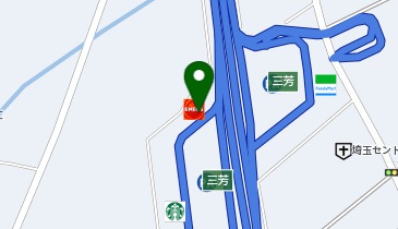 【ENEOSウイング】 関越自動車道(下り)三芳パーキングエリアSSの地図画像