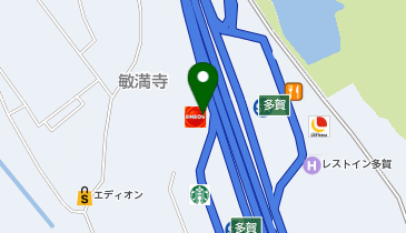 【ENEOSウイング】山文商事(株)(名神高速道路(上り)多賀サービスエリアSS)の地図画像