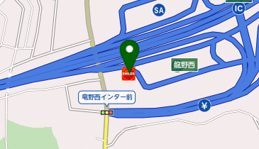 【ENEOSウイング】 山陽自動車道(下り)龍野西サービスエリアSSの地図画像