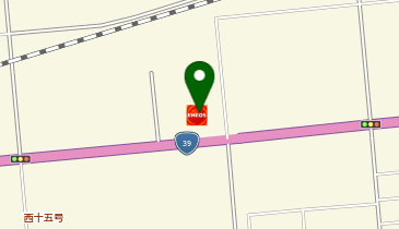 【ENEOSウイング】北見石油販売(株)(東相内SS)の地図画像