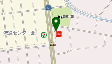 【ENEOSウイング】 流通センターSSの地図画像