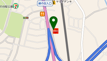 【ENEOSウイング】太陽鉱油(株)(第2谷和原インターSS)の地図画像