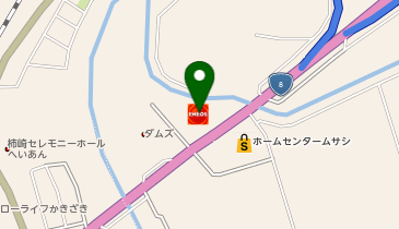 【ENEOSウイング】(有)越後石油(柿崎SS)の地図画像