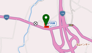 【ENEOSウイング】星谷石油(有)(北山インターSS)の地図画像