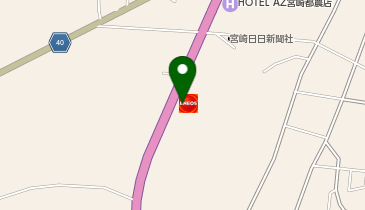 【ENEOSウイング】 都農バイパスSSの地図画像