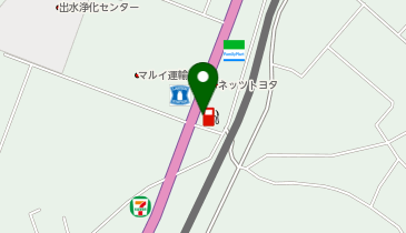 【ENEOSウイング】阿久根石油(株)(セルフ24米ノ津SS)の地図画像