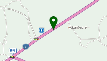 【ENEOSウイング】阿久根石油(株)(北鹿児島トラックステーション)の地図画像