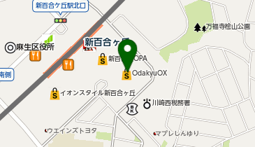 DAISO 新百合ケ丘エルミロード店の地図画像