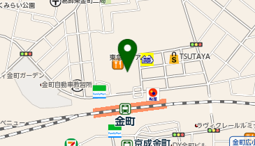 DAISO 東急ストア金町店の地図画像