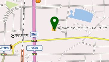 DAISO GAZA塩尻広丘店の地図画像