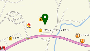THREEPPY イオン名護店の地図画像