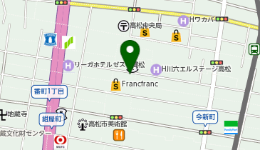 DAISO 高松中央店の地図画像