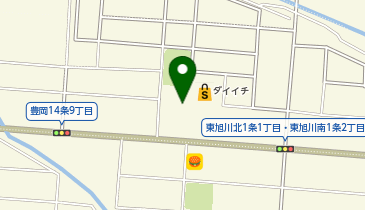 DAISO ダイイチ東旭川店の地図画像