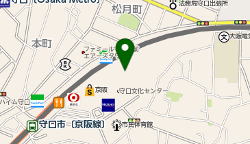 THREEPPY 京阪百貨店守口店の地図画像