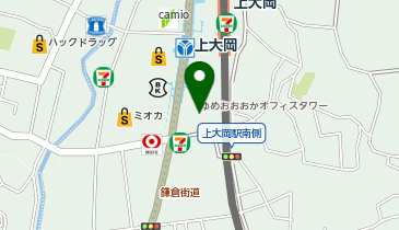 DAISO アカフーパーク上大岡店の地図画像